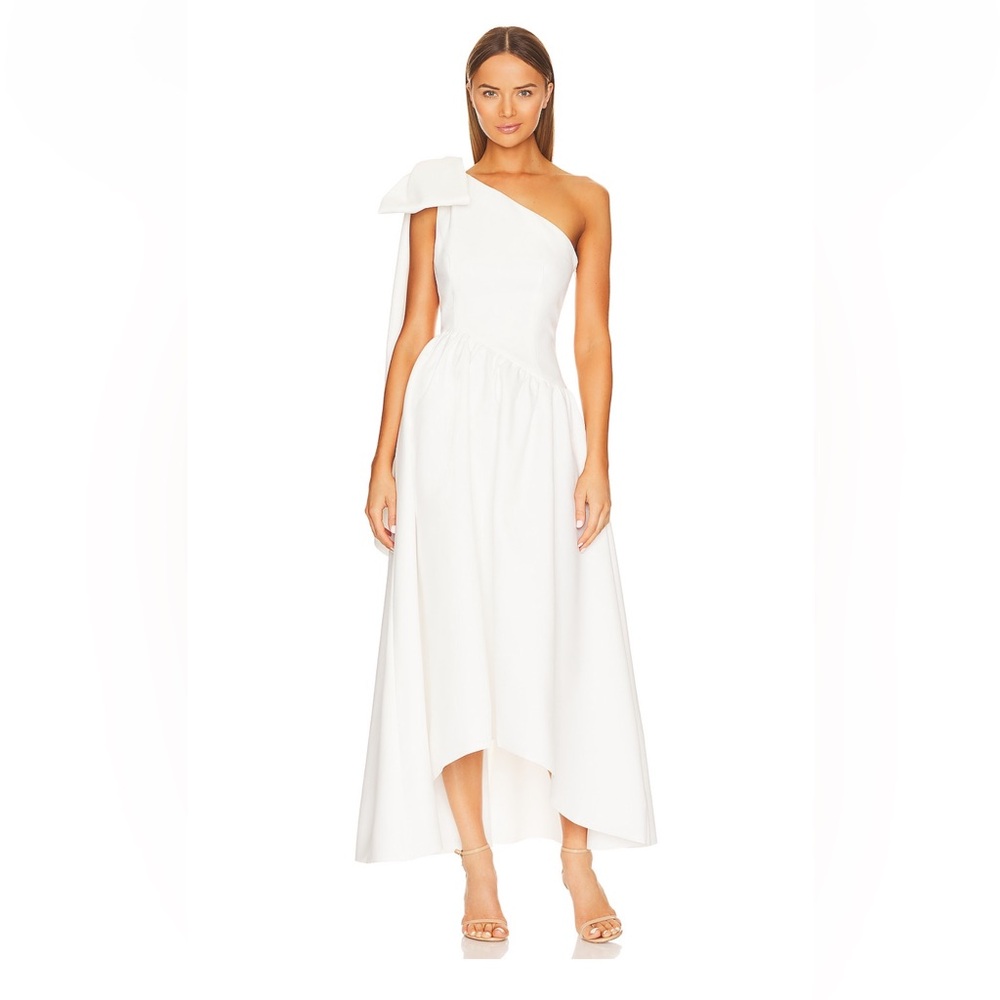 Elliatt One Shoulder Dress in White